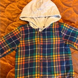 Plaid Hooded Hanna Andersson Shirt